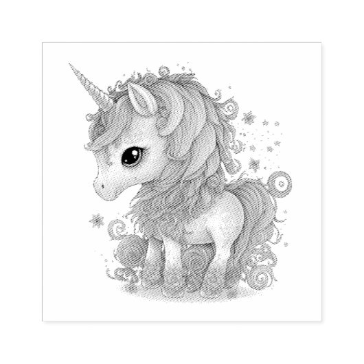 TAMPONS ENCREURS CAOUTCHOUC EN CAOUTCHOUC UNICORN (Impression)