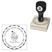 Tampons Encreurs Caoutchouc sur mesure | Élégant logo de boulangeri (Tamponné)