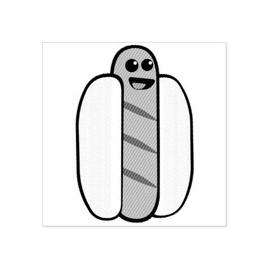 Tampons Encreurs Caractère Hot Dog (Impression)