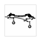 Tampons Encreurs Cardinal Et Cardinal En Branche - MERRY XMAS (Impression)