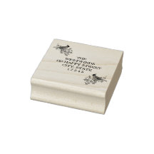 Cardinaux et Holly Retourner Adresse Bois Art Timb