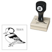 Tampons Encreurs Caricature à capuchon d'oiseau marchand (Tamponné)