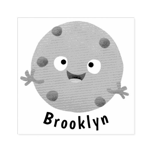 Tampons Encreurs Caricature de biscuit à puce en chocolat (Impression)