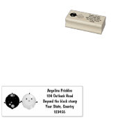 Tampons Encreurs Caricature de chaux de citron joyeux (Tamponné)