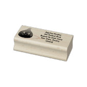 Tampons Encreurs Caricature de fruits mauve joyeux aux figues (Tampon)