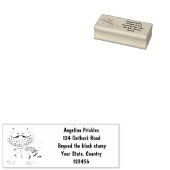 Tampons Encreurs Caricature de lézard de dragon à barbe (Tamponné)