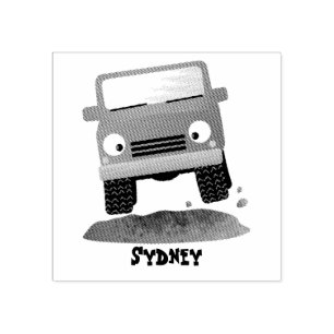 Tampons Encreurs Caricature de voiture 4 X4 hors route