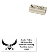 Tampons Encreurs Caricature en vol d'oiseau albatros ru (Tamponné)