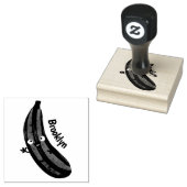 Tampons Encreurs Caricature joyeux de courgettes mignonnes (Tamponné)