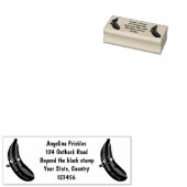 Tampons Encreurs Caricature joyeux de courgettes mignonnes (Tamponné)