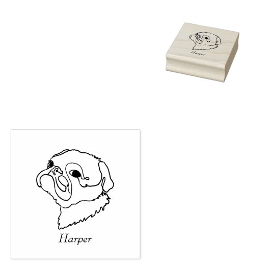 Tampons Encreurs Carlin d'art en ligne personnalisable (Tamponné)