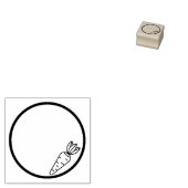 Tampons Encreurs Carotte et cercle (Tamponné)