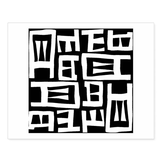 Tampons Encreurs Carte africaine Design Timbre en caoutchouc (Impression)