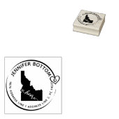 Tampons Encreurs Carte de l'État de l'Idaho (Tamponné)