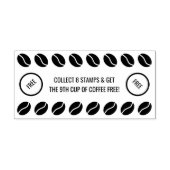 Tampons Encreurs carte de visite de grains de café (Impression)