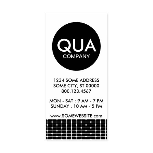 Tampons Encreurs carte de visite de la société plain griffes (Impression)