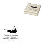 Tampons Encreurs Carte du Mariage du Massachusetts de Nantucket (Tamponné)