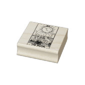 Tampons Encreurs Carte Tarot : La Lune : Texte personnalisé (Tampon)