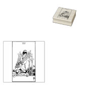 Tampons Encreurs Carte Tarot : Sept épées : 7 épées (Tamponné)