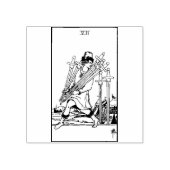 Tampons Encreurs Carte Tarot : Sept épées : 7 épées (Impression)