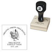 Tampons Encreurs Carton d'oeuf de ferme Vintage personnalisé (Tamponné)