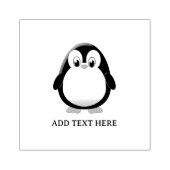 Tampons Encreurs Carton en pingouin mignon personnalisé (Impression)