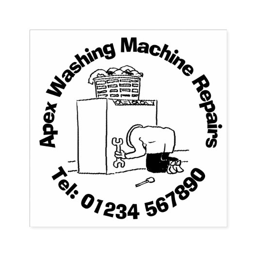 Tampons Encreurs Cartoon Réparation d'appareils domestiques amusant (Impression)