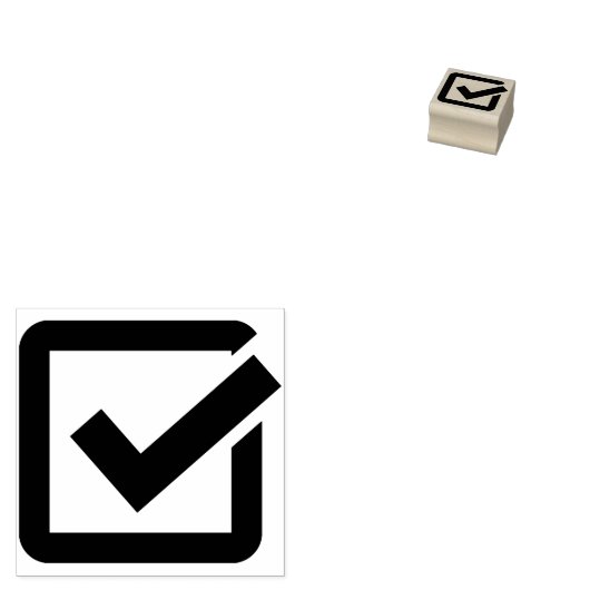 Tampons Encreurs case à cocher (Tamponné)