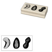 Tampons Encreurs Cashew Almond Arachide noix Snack (Tamponné)