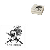 Tampons Encreurs Casque de chevalier médiéval vintage (Tamponné)