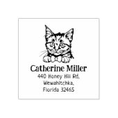 Tampons Encreurs Cat European Short Hair Return Adresse (Impression)