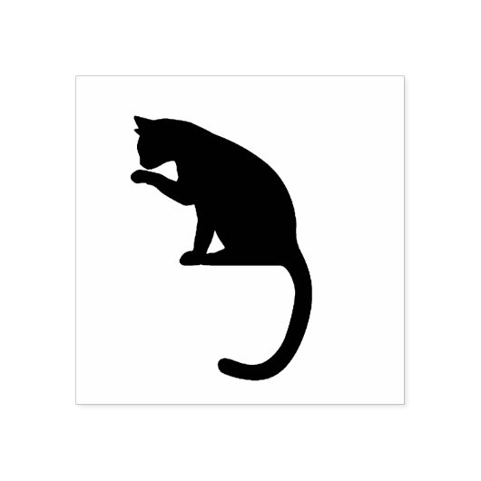 Tampons Encreurs Cat Nettoyer ses pattes Artisanat et Timbre d'art (Impression)