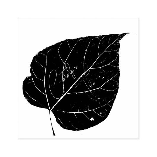 Tampons Encreurs Catalpa Tree Leaf Imprimer Timbre en caoutchouc (Impression)