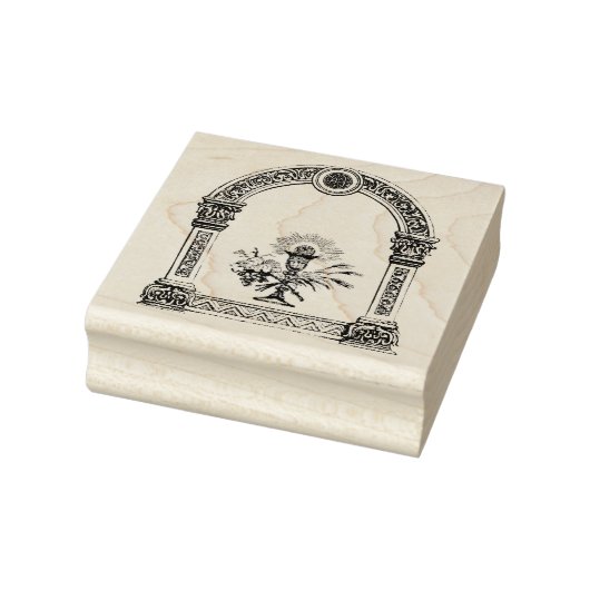 Tampons Encreurs Catholique Chalice Hôte Saxon Frame Religieux (Tampon)