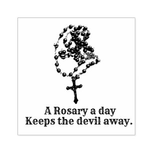 Tampons Encreurs Catholique Saint Rosaire Religieux Vierge Marie Ci