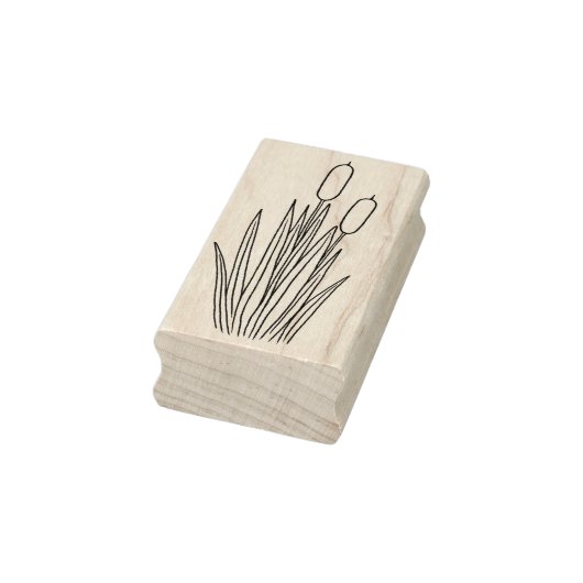 Tampons Encreurs Cattails et roseaux Plante en caoutchouc (Tampon)