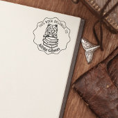 Tampons Encreurs Ce Livre Appartient À, Chow Chow Chow