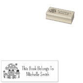 Tampons Encreurs Ce livre appartient à, Grenouille et Champignons (Tamponné)