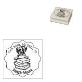 Tampons Encreurs Ce Livre Appartient À, Joli Livre Boxer (Tamponné)