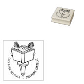 Tampons Encreurs Ce Livre Appartient À, Joli Livre Fille (Tamponné)