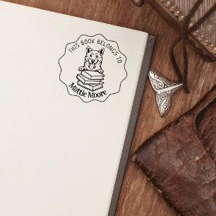 Tampons Encreurs Ce Livre Appartient À, Joli Livre Shiba Inu