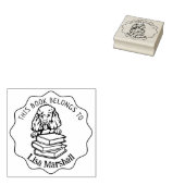 Tampons Encreurs Ce Livre Appartient À, Mignon Poodle (Tamponné)