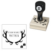 Tampons Encreurs Ce Livre Appartient À | Monogramme (Tamponné)