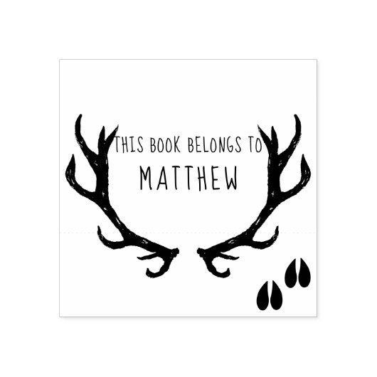 Tampons Encreurs Ce Livre Appartient À | Monogramme (Impression)