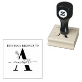 Tampons Encreurs Ce Livre Appartient À | Monogramme (Tamponné)