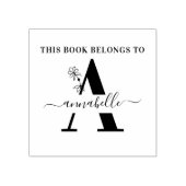 Tampons Encreurs Ce Livre Appartient À | Monogramme (Impression)