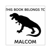 Tampons Encreurs Ce Livre Appartient À T-Rex Dinosaur Kids Custom (Impression)