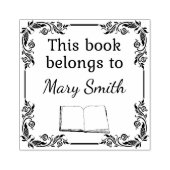 Tampons Encreurs Ce Livre Appartient À | Timbre en bois (Impression)