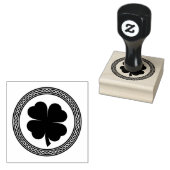 Tampons Encreurs Céleste noeud quatre feuilles Timbre de fermeture (Tamponné)