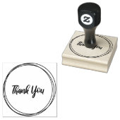 Tampons Encreurs Cercles, sonneries merci timbre. (Tamponné)